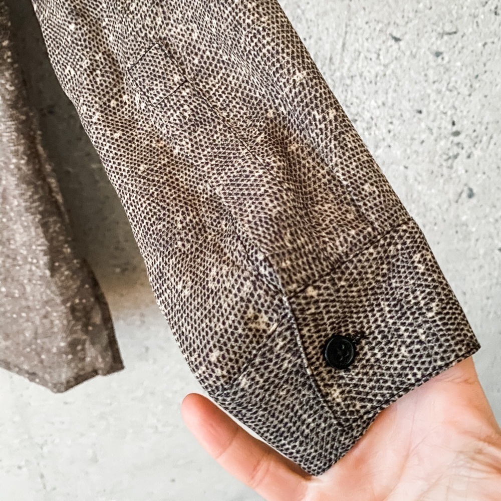 Michael Kors Snake Print Tunic Blouse - Picture 6 of 7